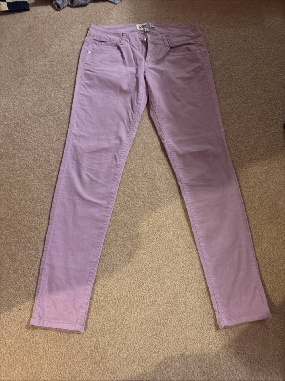 Jolt Lilac Skinny Corduroy Pants size 5